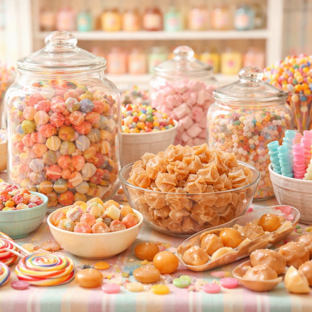Berlingots, caramels et bonbons d'antan