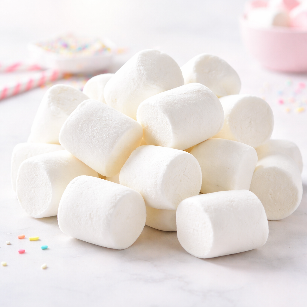 Gros marshmallows blancs format XXL pour barbecue
