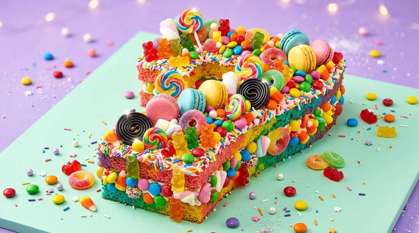 Chiffre en bonbons : tutoriel et recette facile