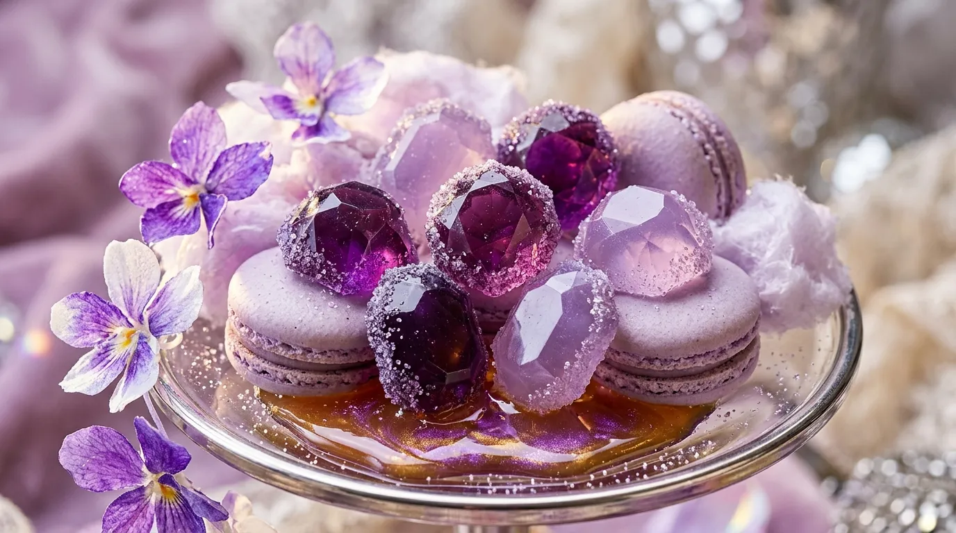 Bonbons violette : délicieux bonbons parfumés à la violette
