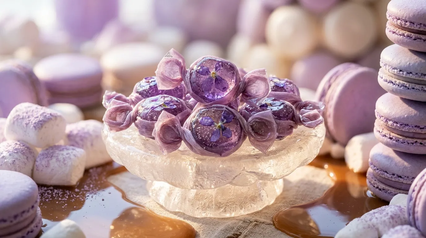 Bonbons à la violette : saveur délicate et authentique