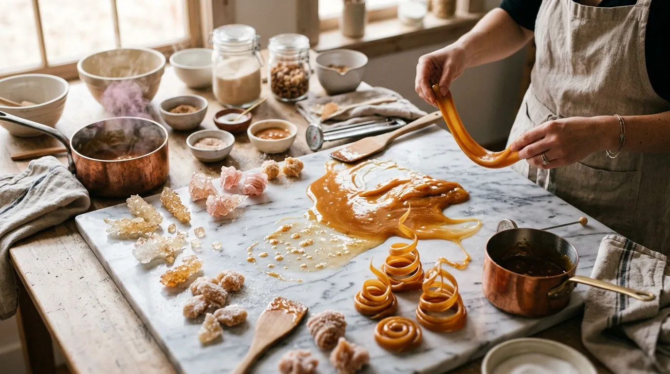 Recette bonbons au caramel fait maison