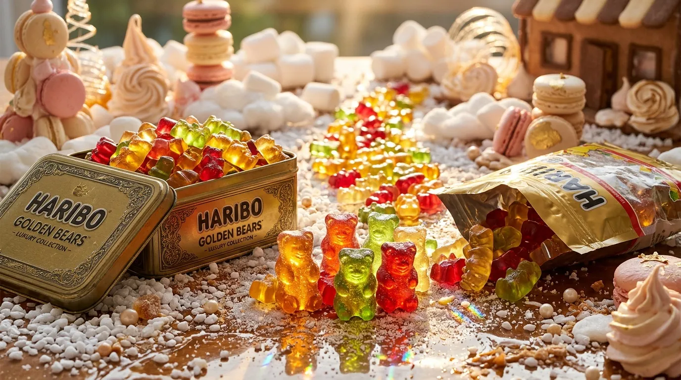 Haribo nounours : oursons en boîte et sachet