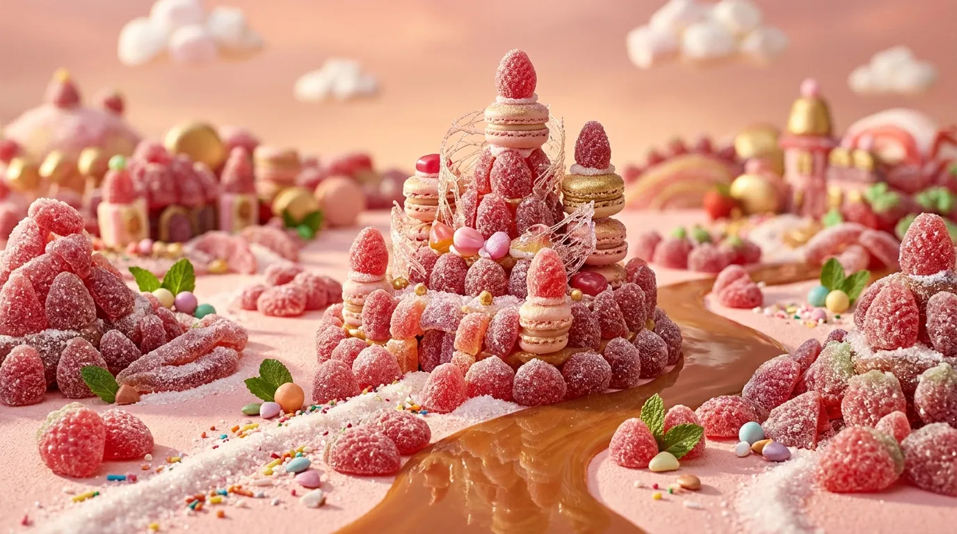 Lutti fraise : bonbons acidulés savoureux